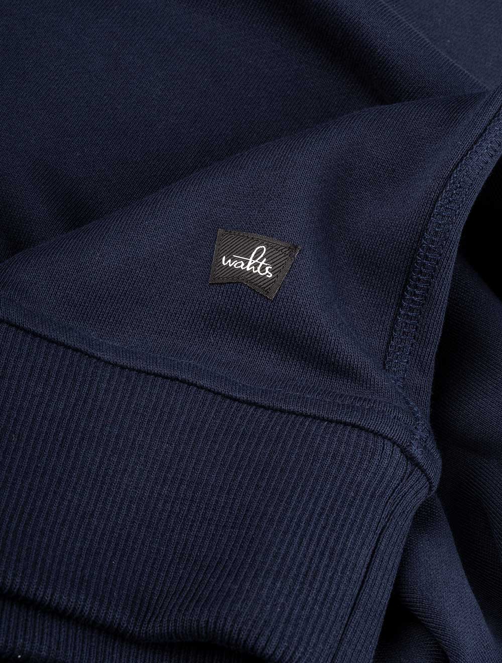 Wahts Moore Crew Neck Sweater Navy Blue AI2