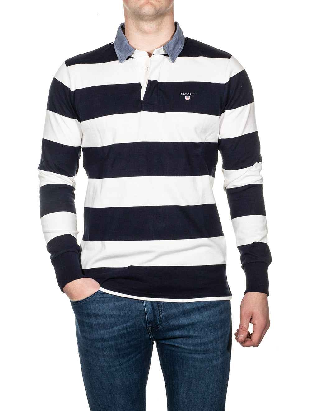 Gant Original Barstripe Heavy Rugger Eggshell AI1