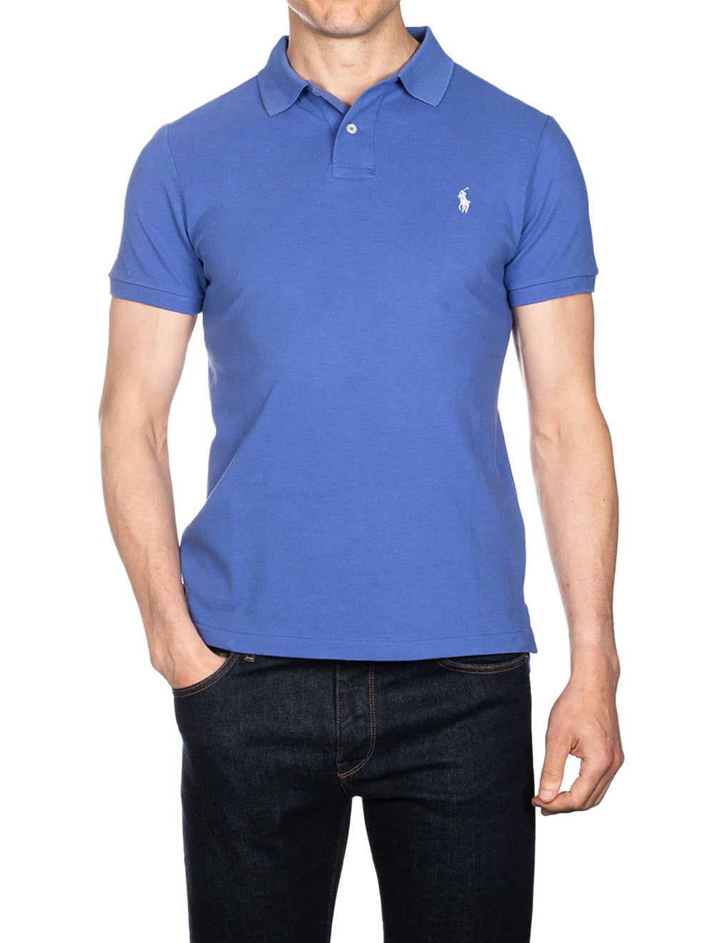 Ralph Lauren Basic Mesh Polo Blue AI1