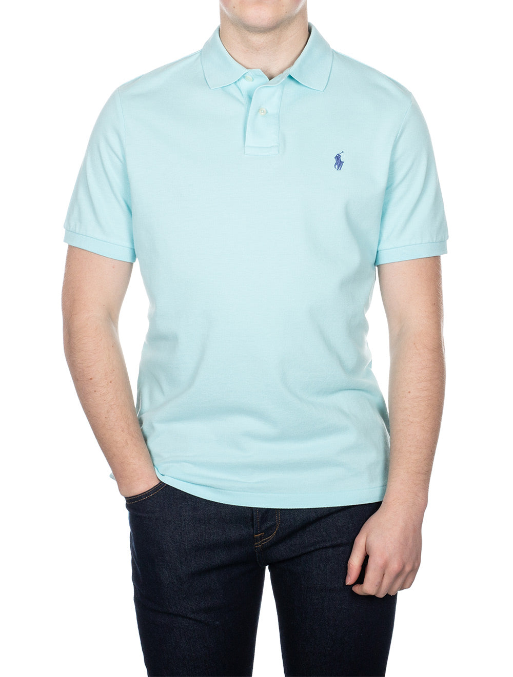 Ralph Lauren Classic Fit Polo Aqua AI1