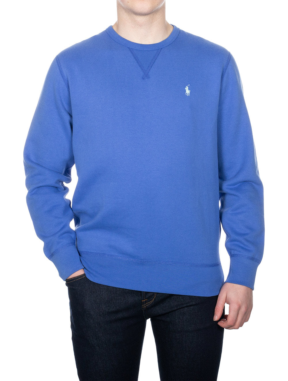 Ralph Lauren Fleece Crew Sweatshirt Blue AI1