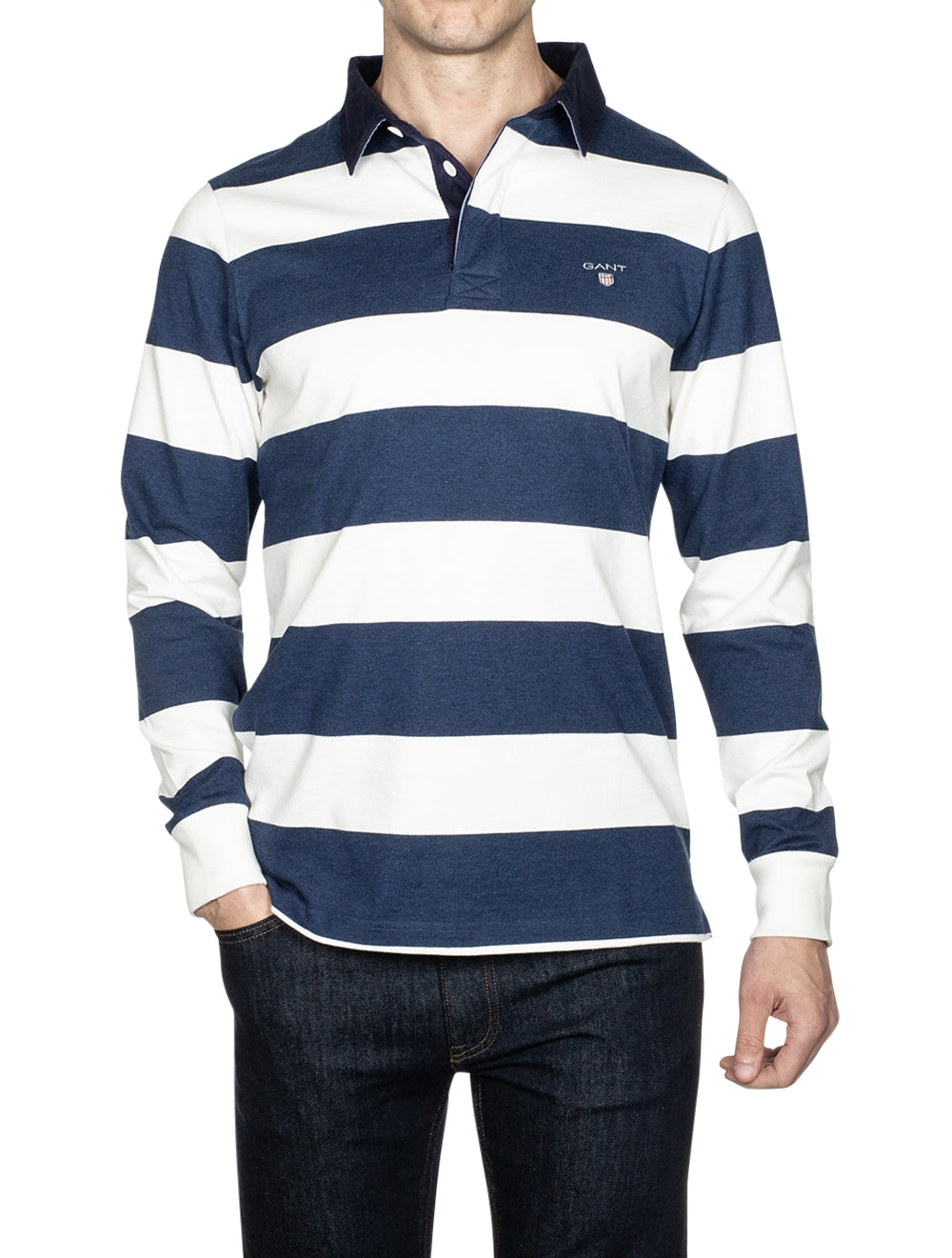 Gant Original Barstripe Heavy Rugger Eggshell AI1