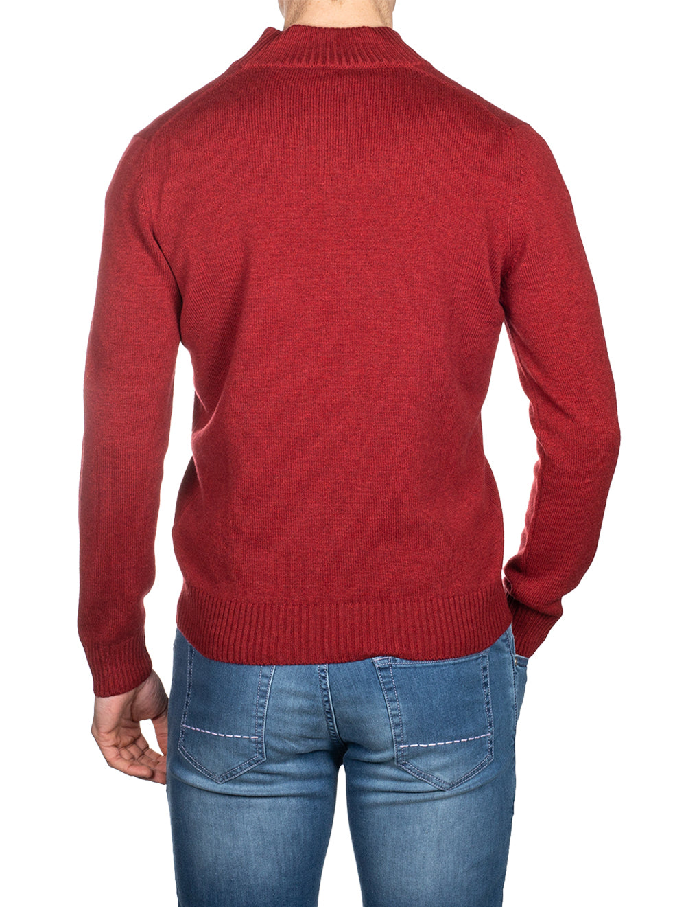 Gran Sasso Half-Zip Jumper Red AI1