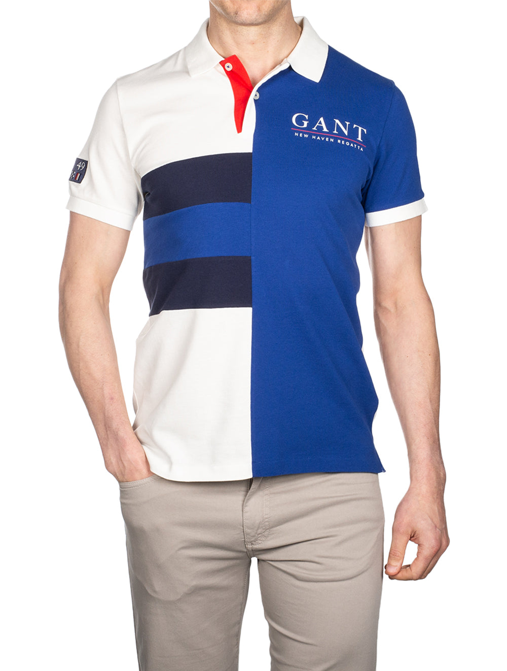 Gant Sailing Pique Short Sleeve Rugger College Blue AI1