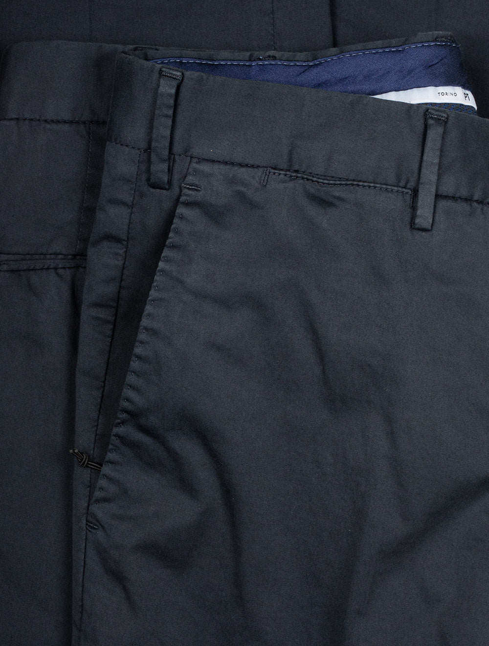 Stretch Cotton Chino Navy