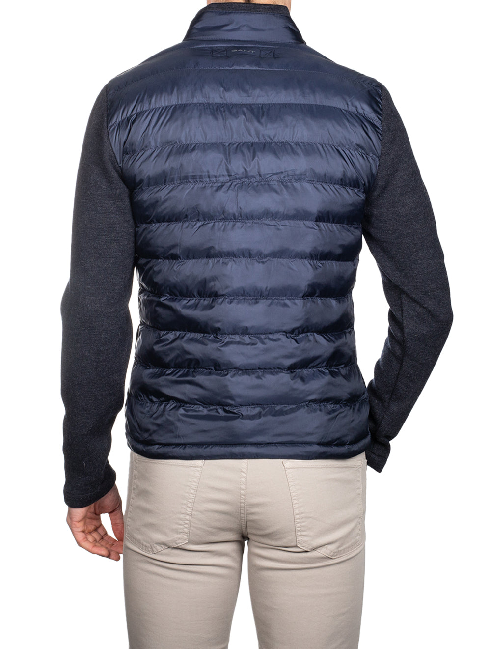 Gant Mixed Media Light Padded Jacket Evening Blue AI2