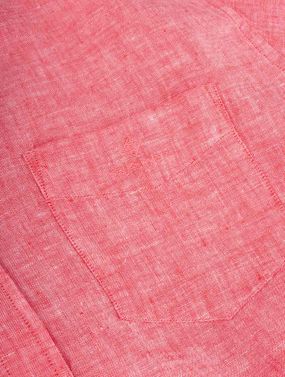 Gant Regular Fit Linen Shirt Buttondown Watermelon Pink AI4