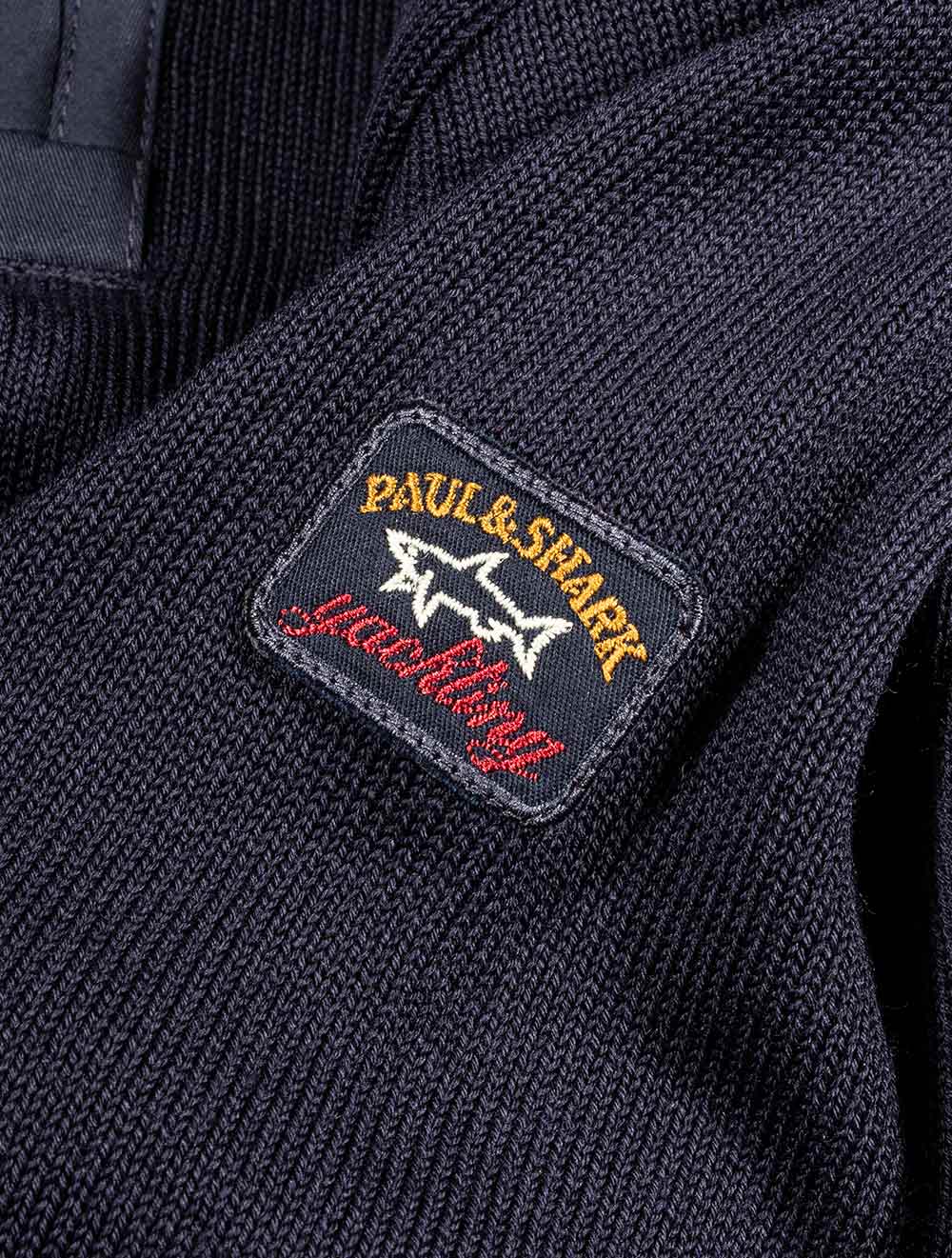 Paul And Shark Knitted Jumper Navy AI4