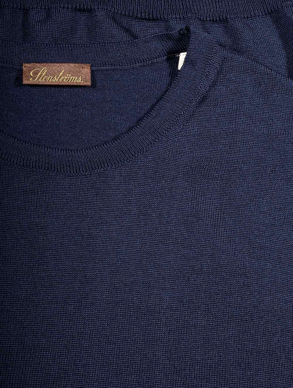 Stenstroms Crew Neck Jumper Navy AI2