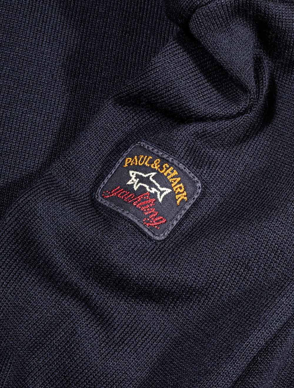 Paul And Shark Knitted Round-neck Knitwear Navy AI2