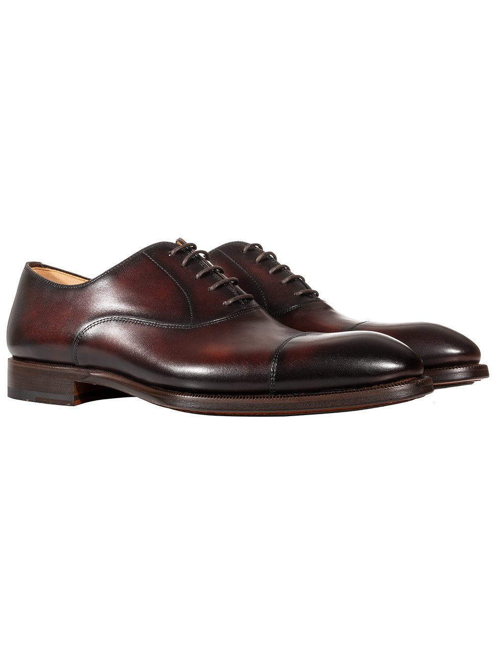 Magnanni Oxford Toe Cap Shoe Brown MI