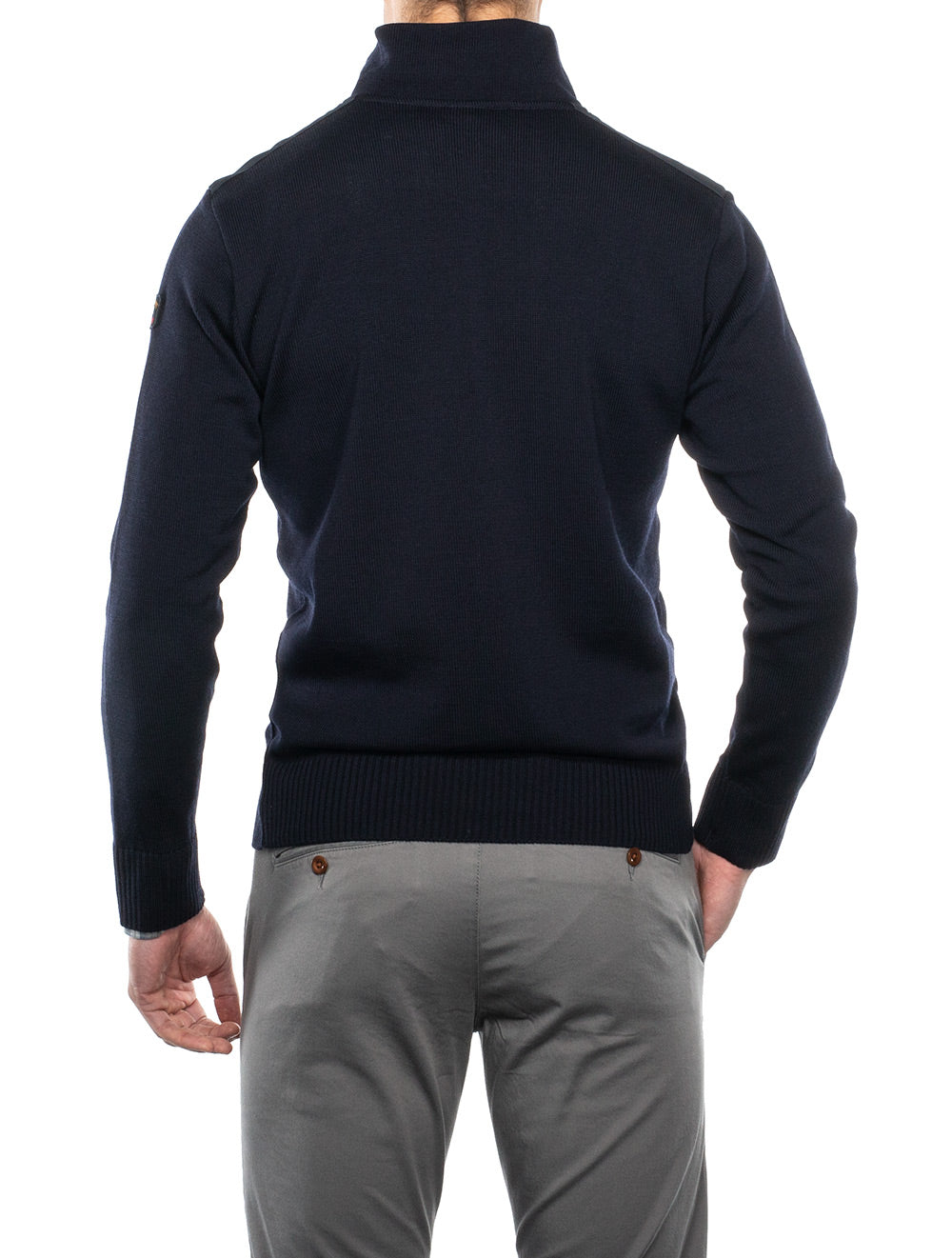 Paul And Shark Knitted Jumper Navy AI1