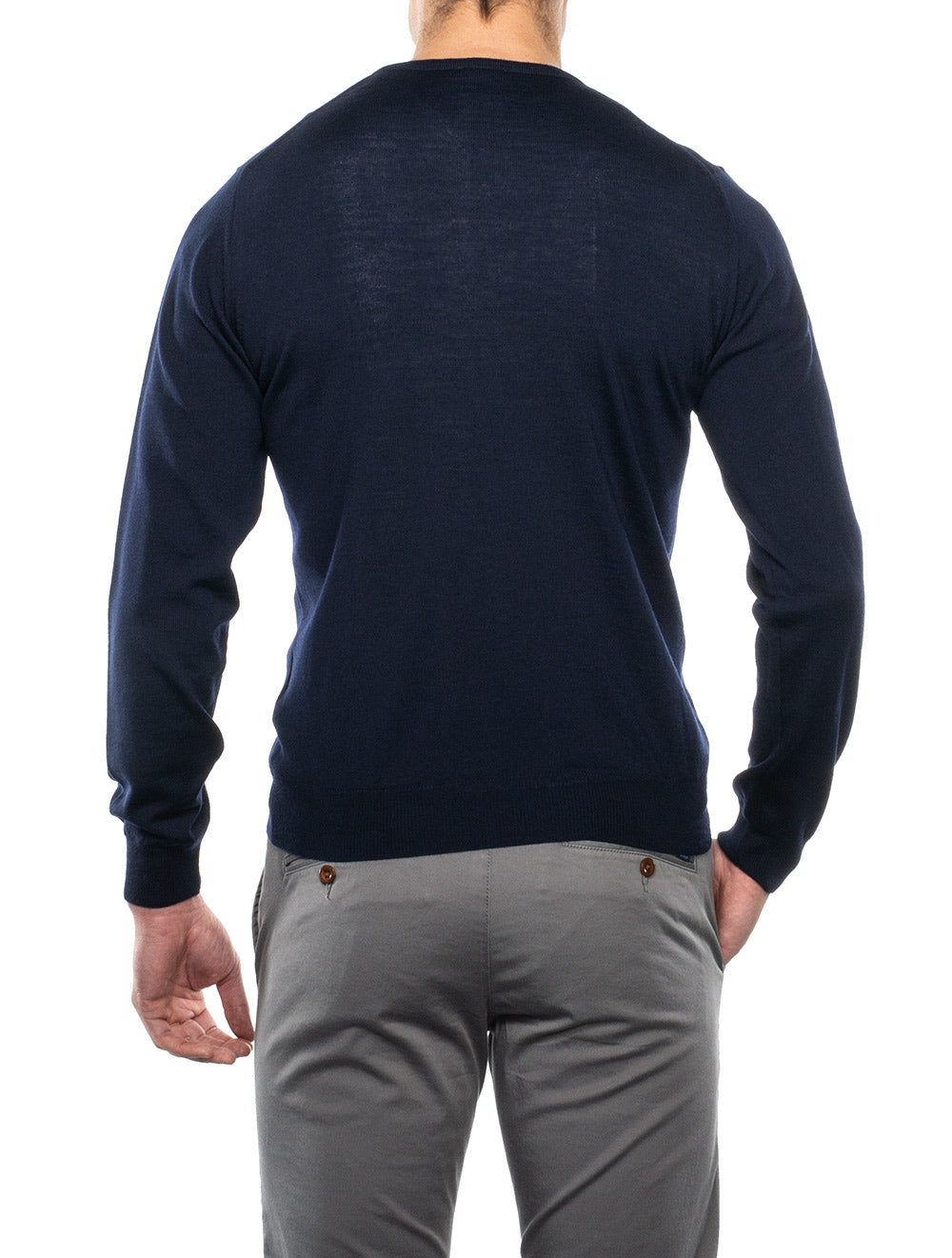 Stenstroms Crew Neck Jumper Navy AI1