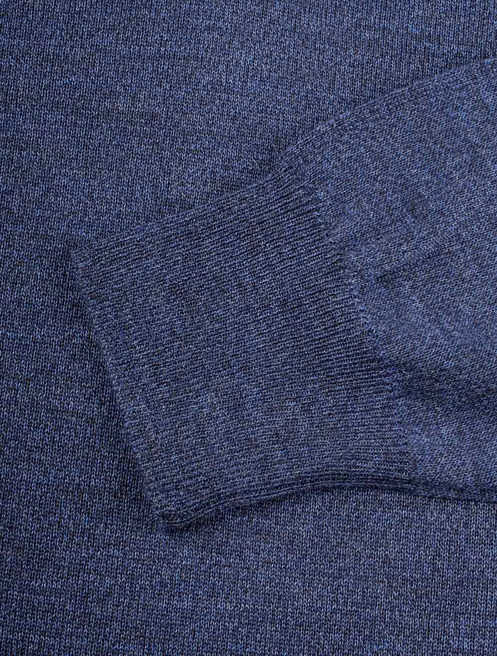 Canali Half Zip Knitwear Blue AI4