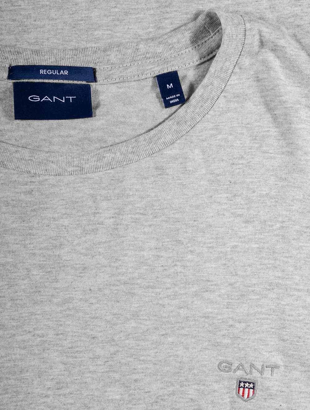 GANT Original T-Shirt Grey Melange