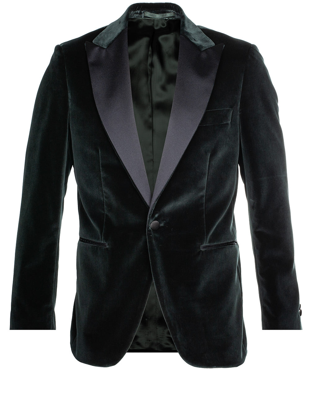 Louis Copeland Velvet Jacket Green MI