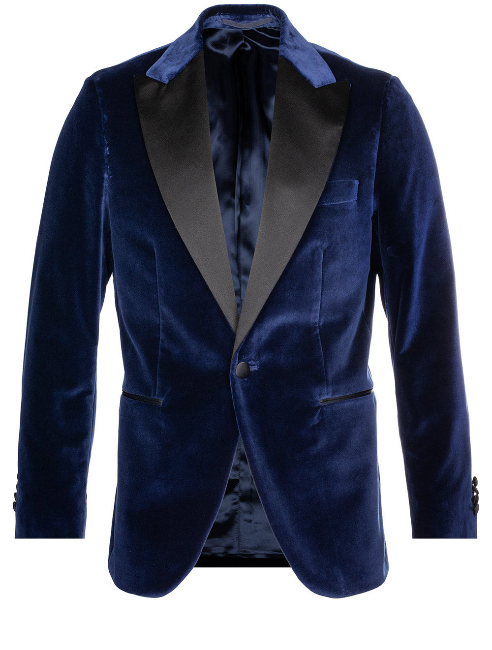 Louis Copeland Velvet Jacket Blue MI