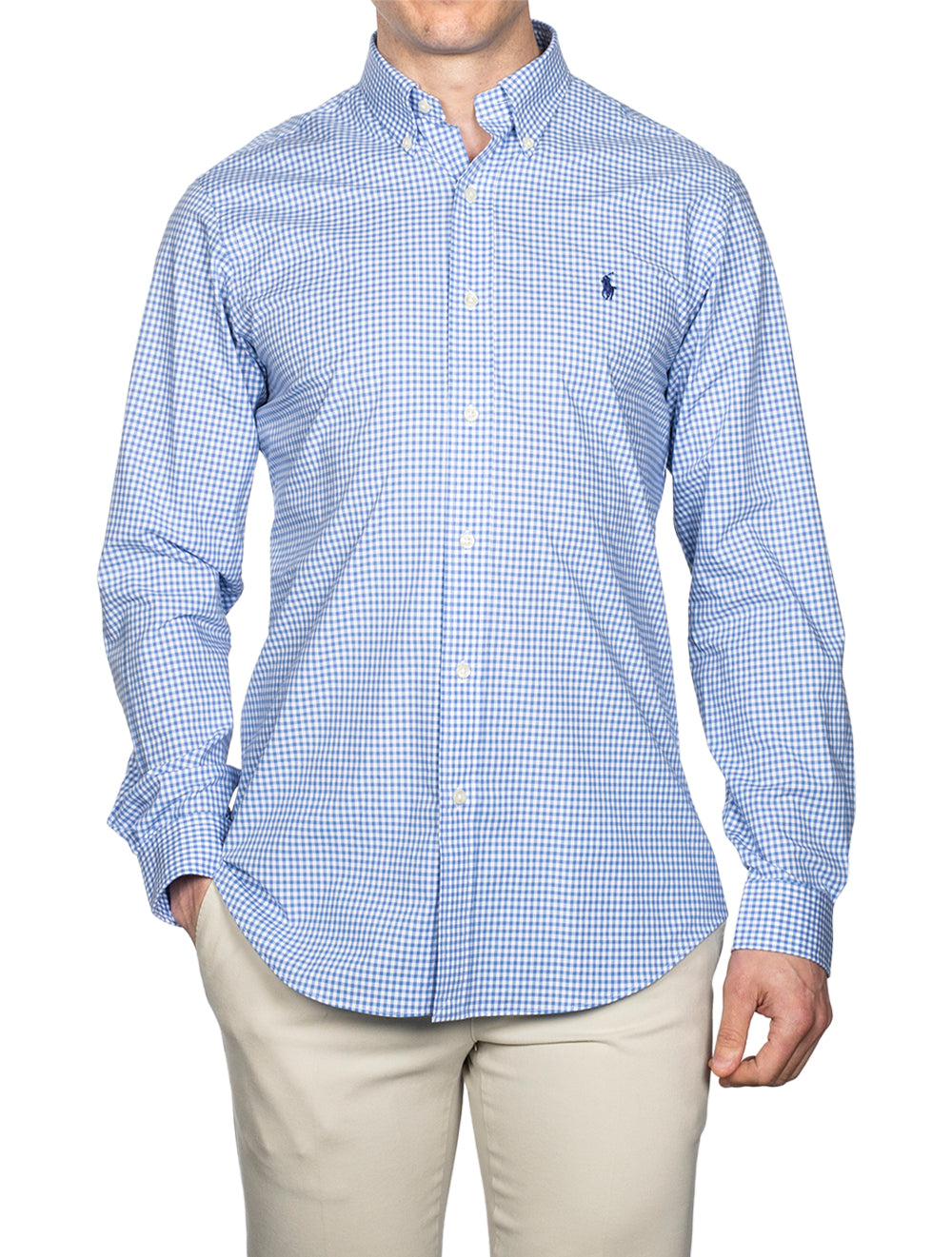 Ralph Lauren Check B/d Shirt Blue MI