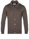 Gran Sasso Button Up Cardigan Brown 6 button 1