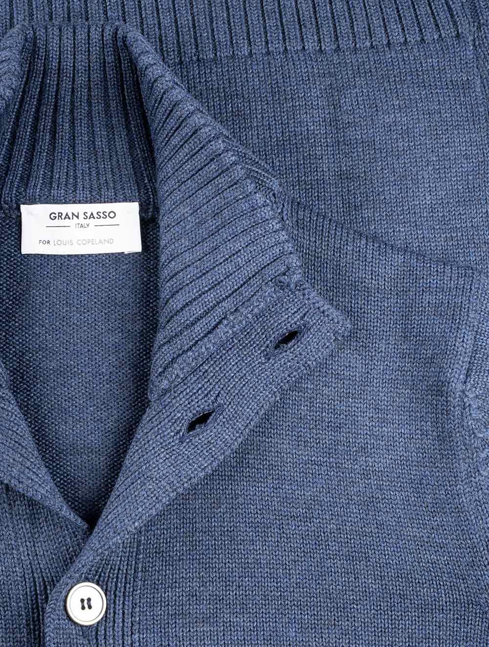 Gran Sasso Button Up Cardigan Blue MI