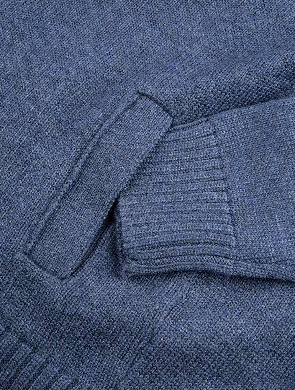 Gran Sasso Button Up Cardigan Blue AI2