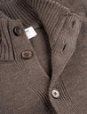 Gran Sasso Button Up Cardigan Brown 6 button 4