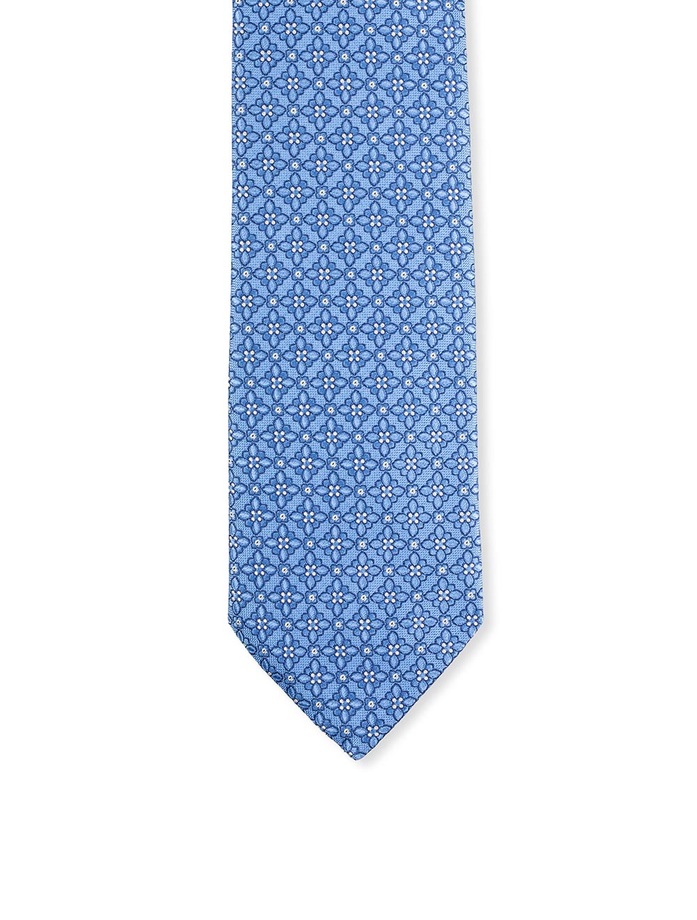 Eton Floral Silk Tie Blue AI2