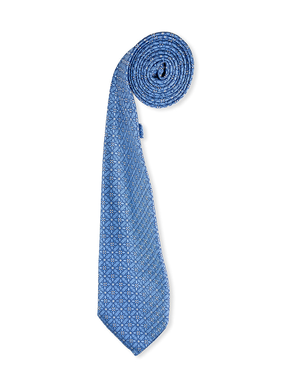 Eton Floral Silk Tie Blue MI