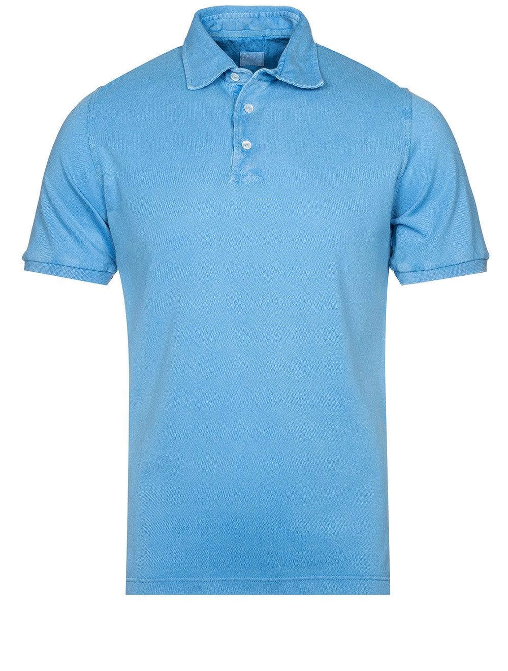 Fedeli North Piquet Short Sleeve Polo Blue MI