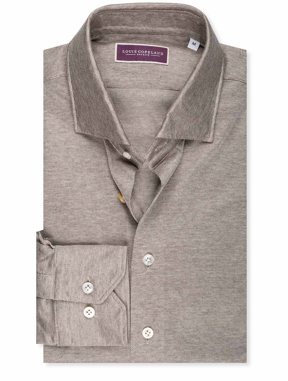 Louis Copeland Jersey Shirt Beige MI