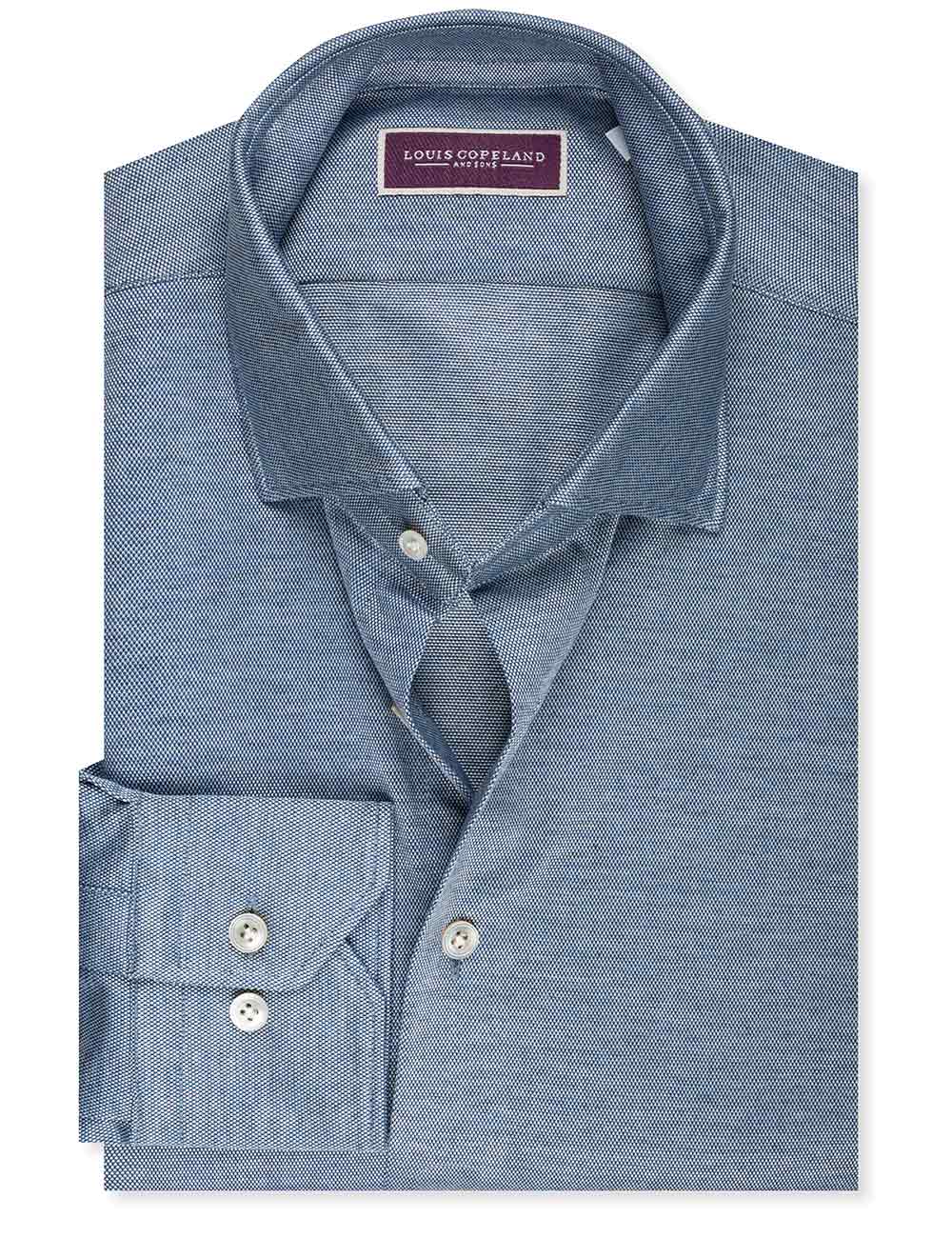 Louis Copeland Jersey Shirt Blue