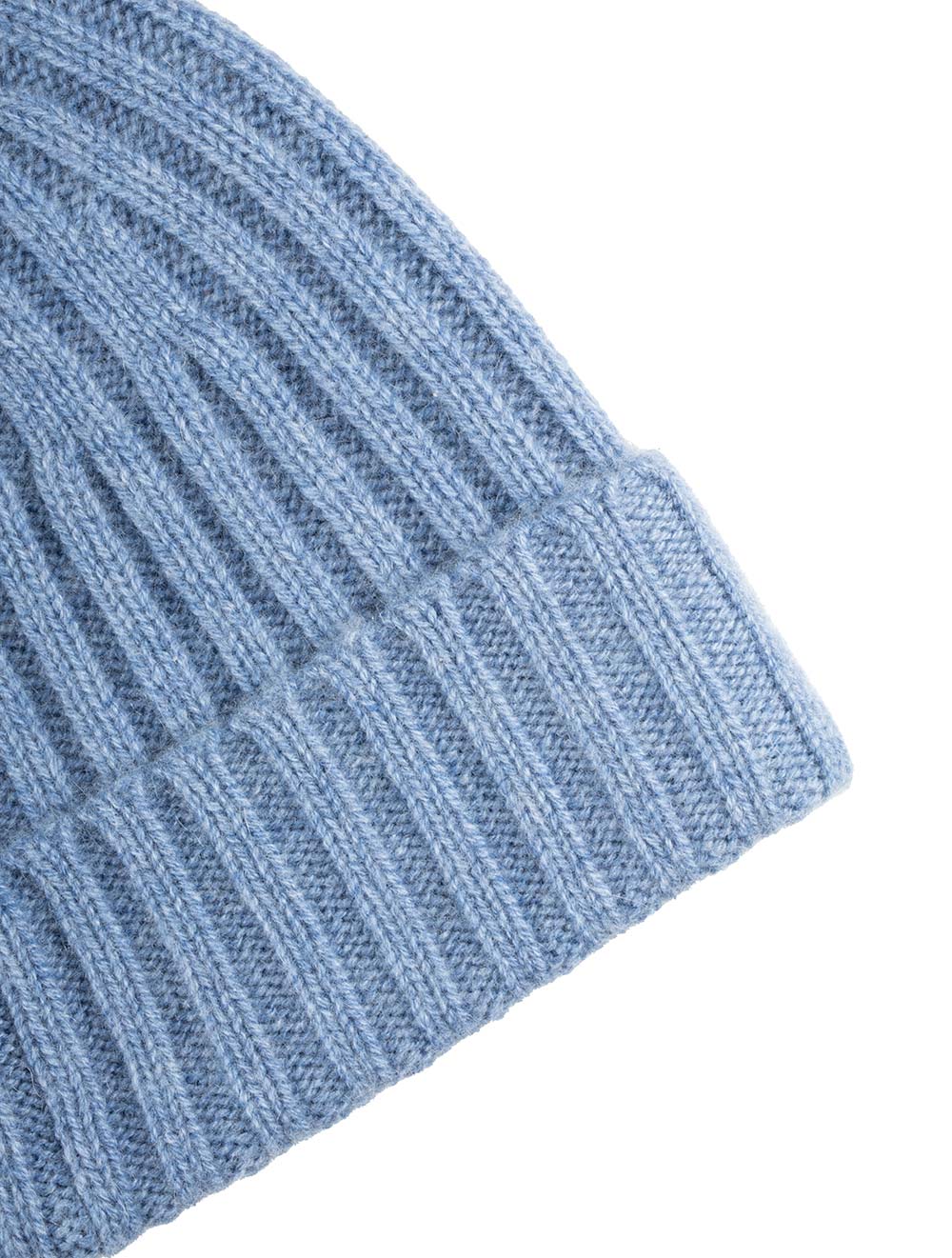 Stenstroms Ribbed Cashmere Hat Blue AI1