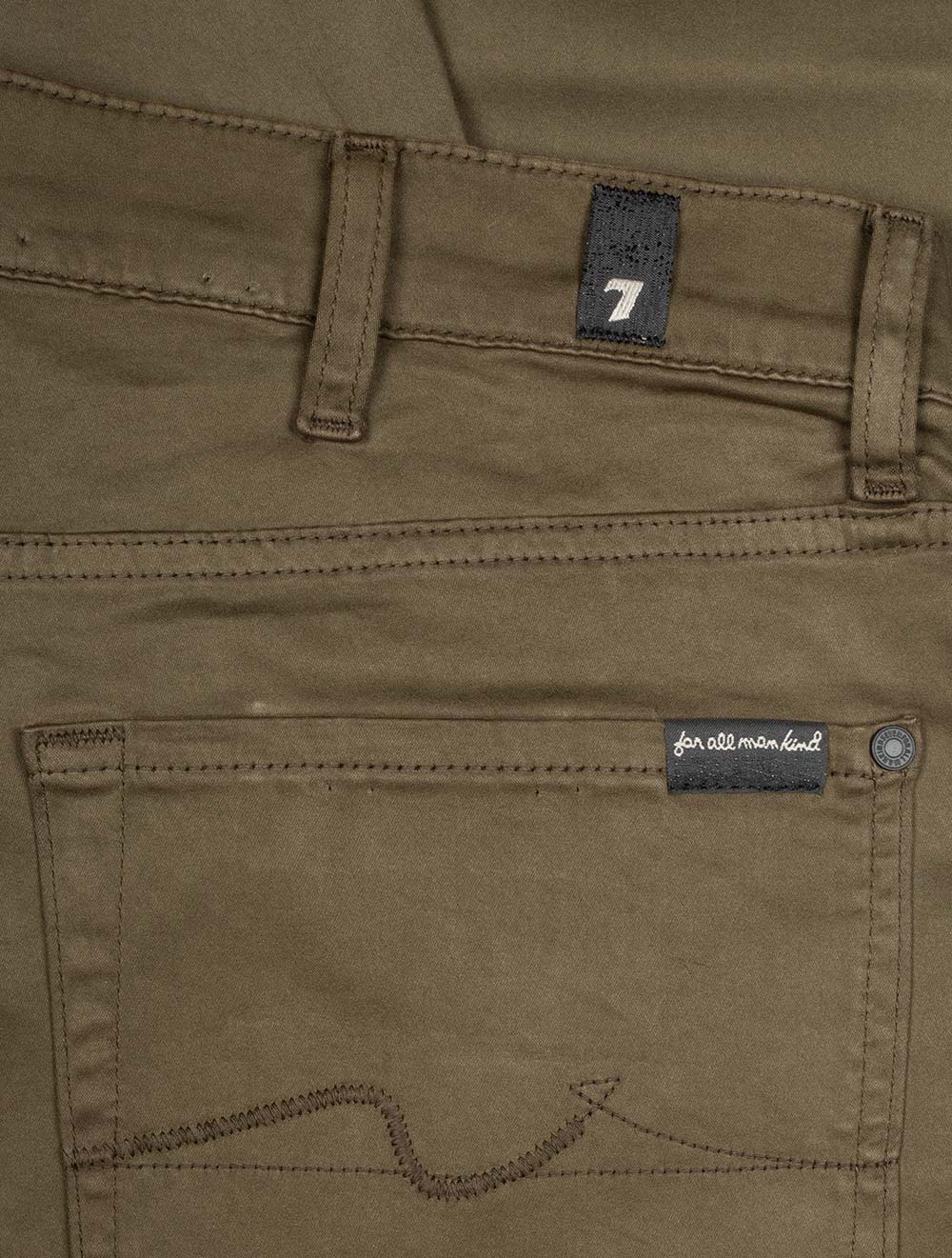 Seven Mankind Slimmy Tapered Luxe Performance Plus Color Army Green AI2