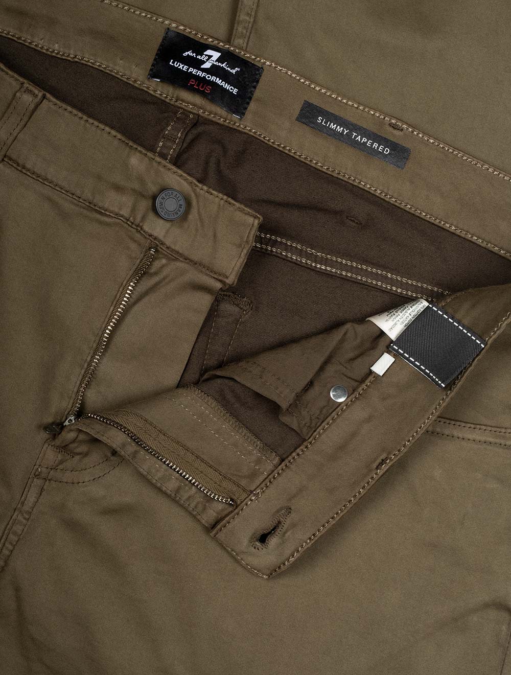 Seven Mankind Slimmy Tapered Luxe Performance Plus Color Army Green AI4