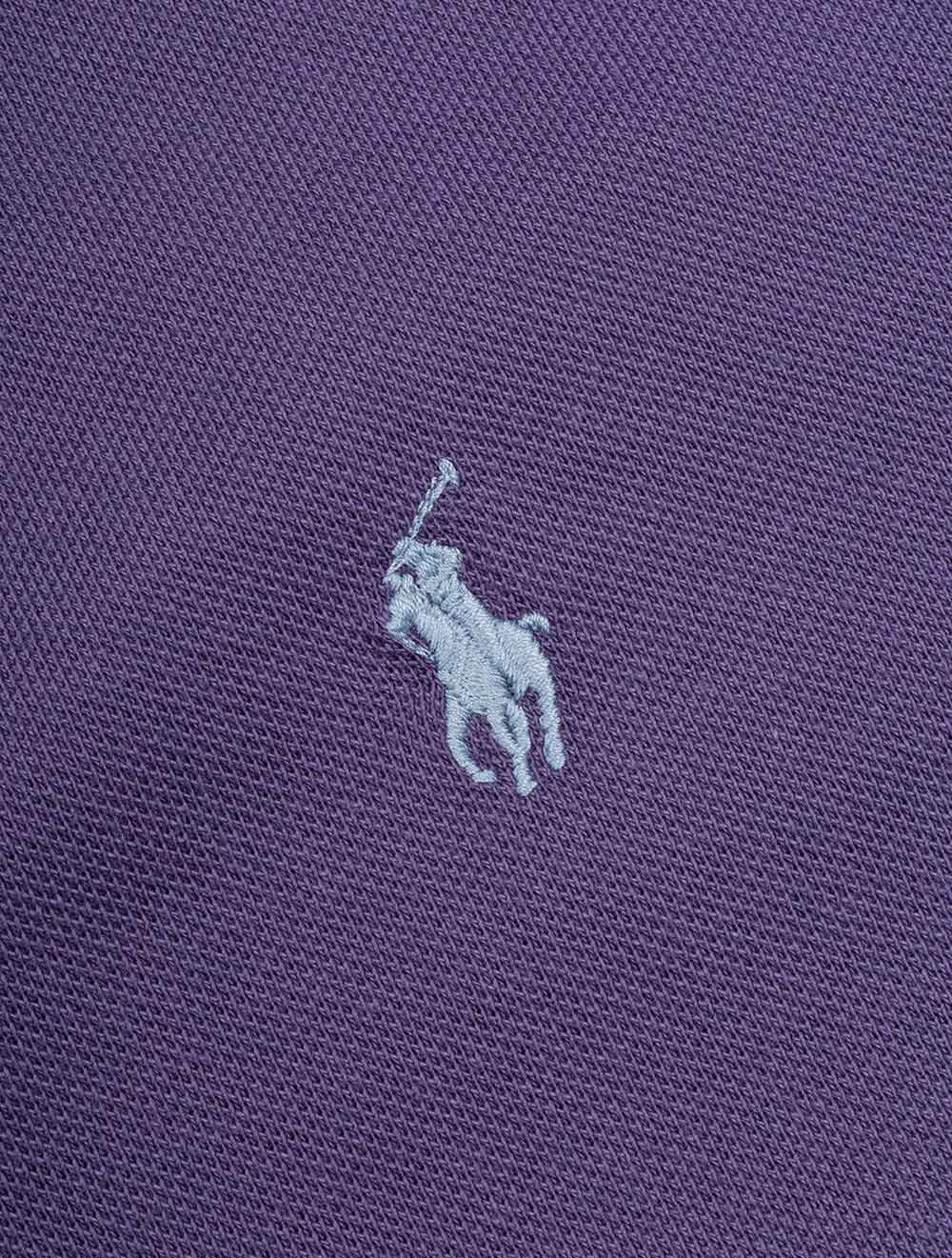 Ralph Lauren Mesh Polo Shirt Purple AI4