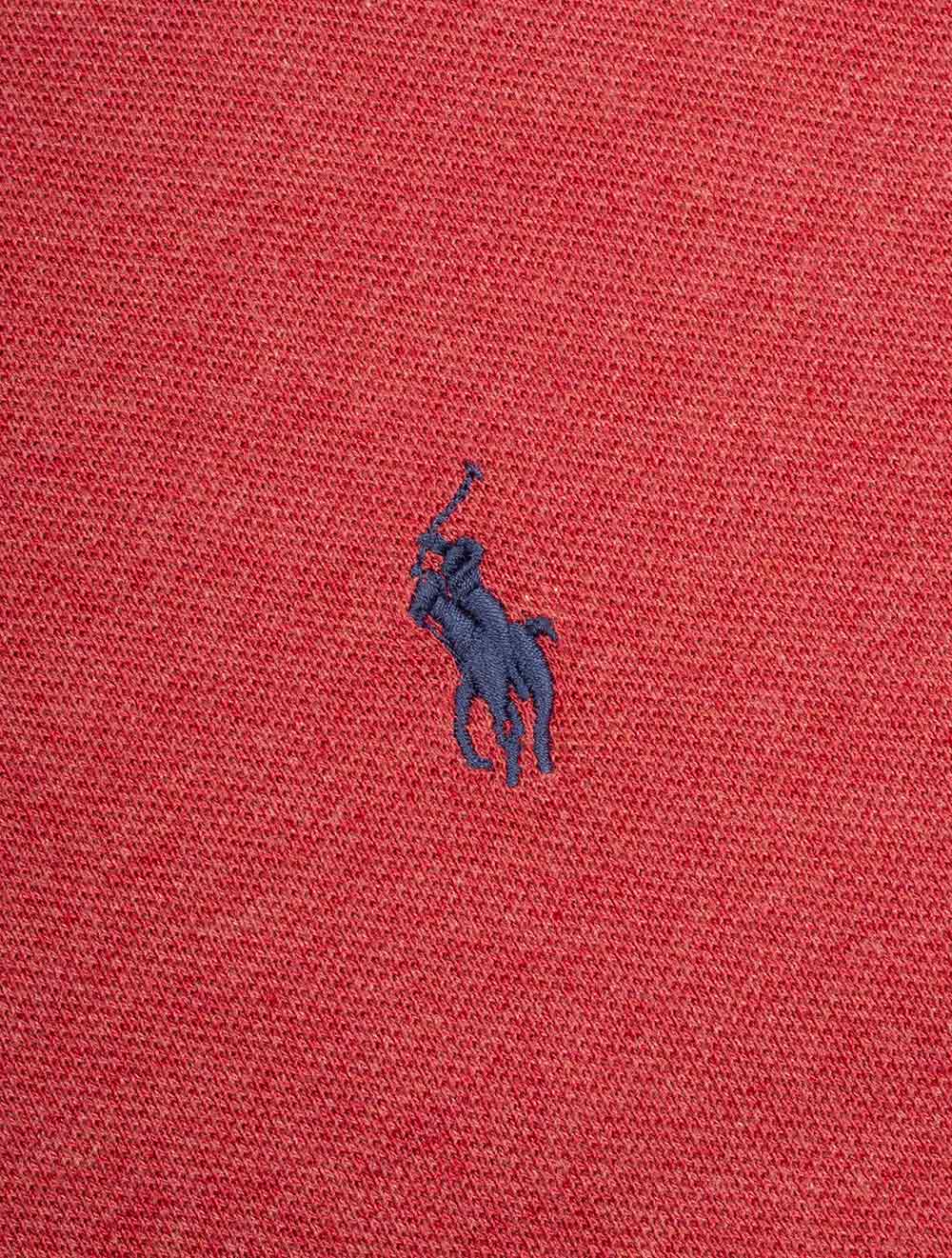 Ralph Lauren Mesh Polo Shirt Venetian Red AI4