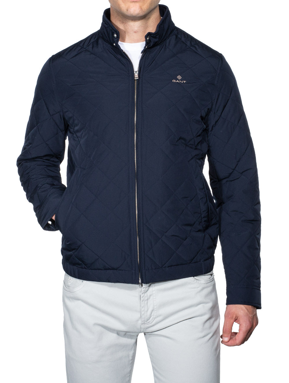 Gant Quilted Windcheater Evening Blue AI1