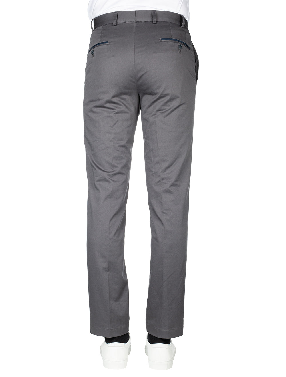 Hiltl Peaker Chino With Trim Detail Grey AI2