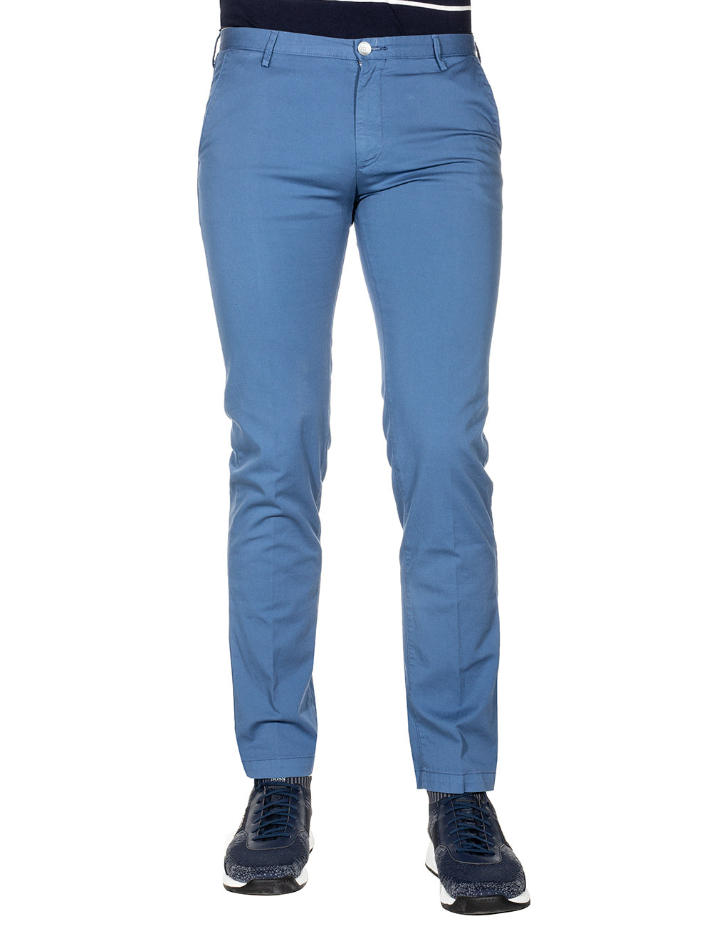 Hugo Boss Black Slim Fit Stretch Chino Blue MI