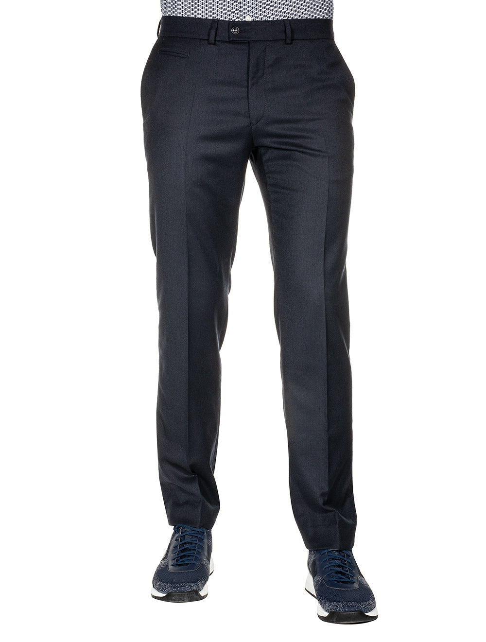 Brax Enrico Wool Trousers Navy MI