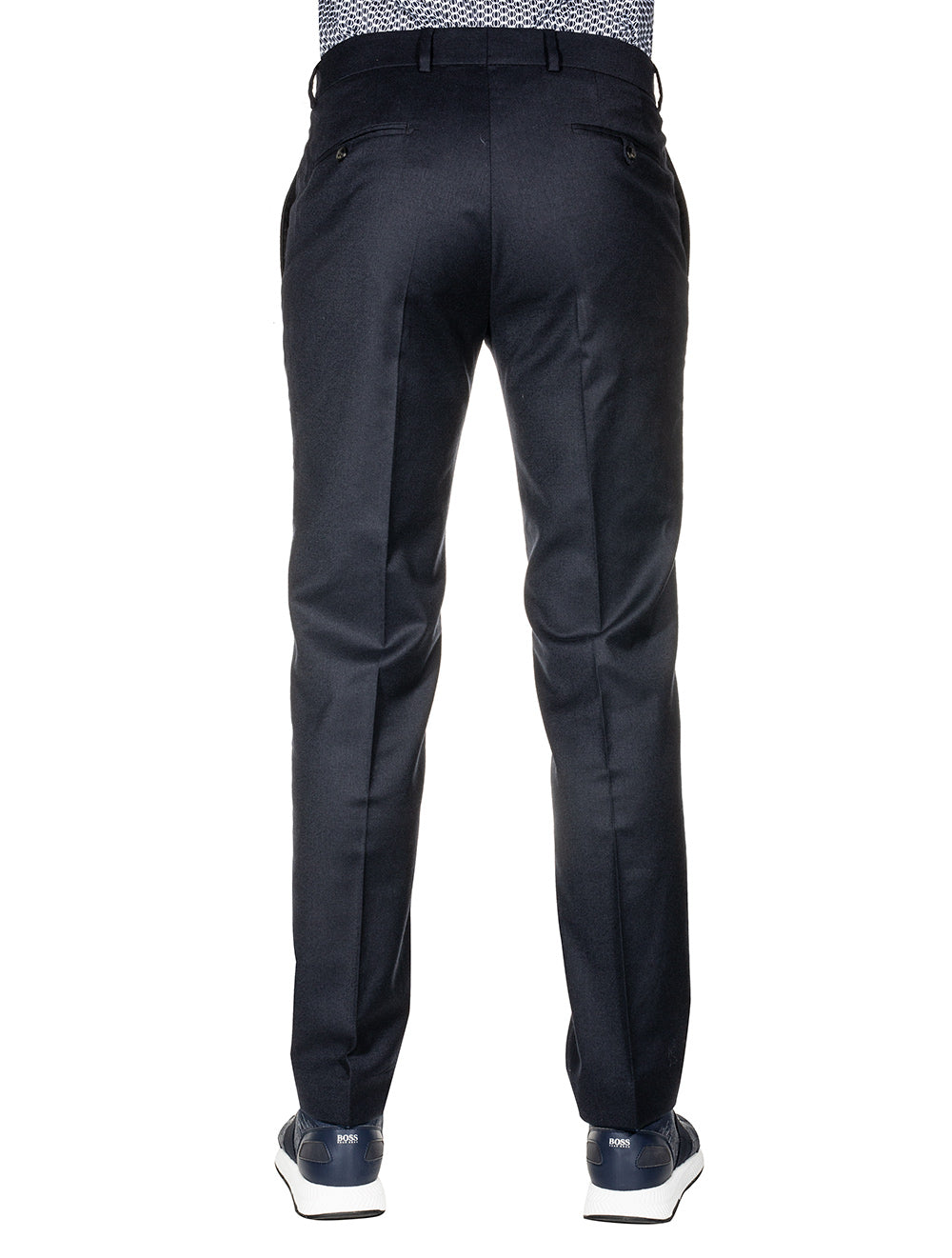 Brax Enrico Wool Trousers Navy AI1