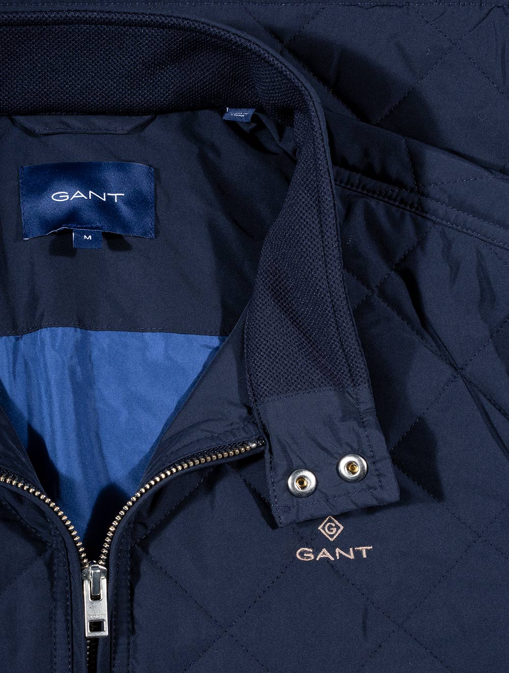 Gant Quilted Windcheater Evening Blue AI3