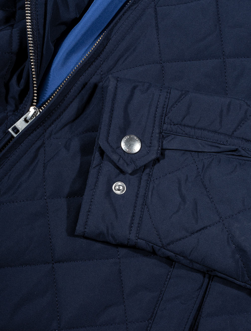 Gant Quilted Windcheater Evening Blue AI16