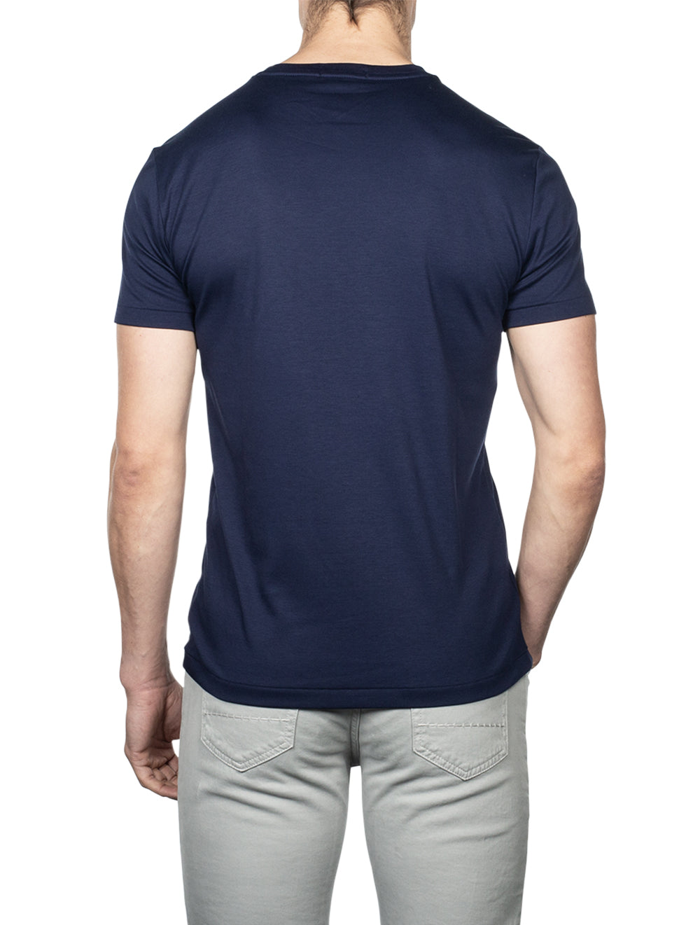 Ralph Lauren Custom Slim Fit Soft Cotton T-Shirt Cruise Navy AI2