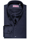 Louis Copeland Navy Weave Slim Fit Shirt 