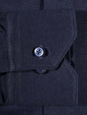 Louis Copeland Navy Weave Slim Fit Shirt 