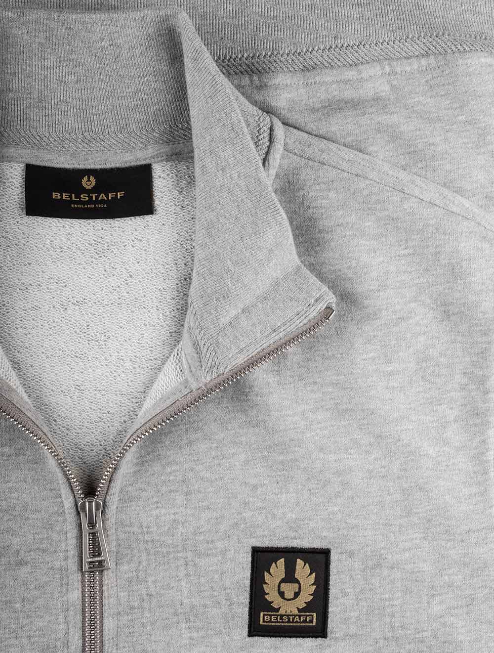 Belstaff Full Zip Sweatshirt Grey AI3