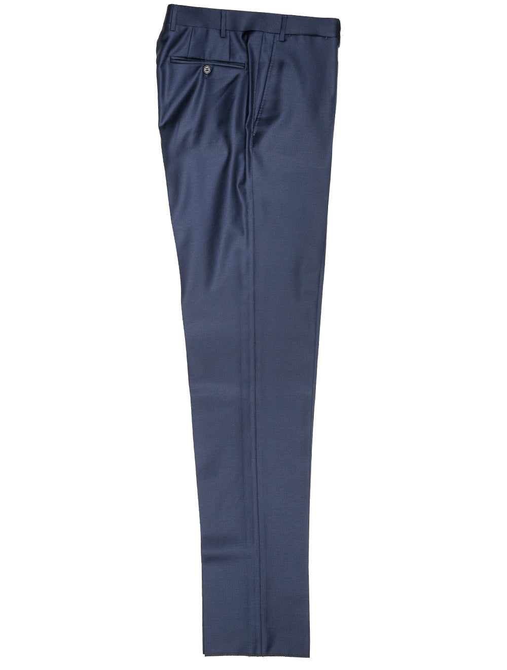 Canali Plain Wool Trousers French Navy AI1