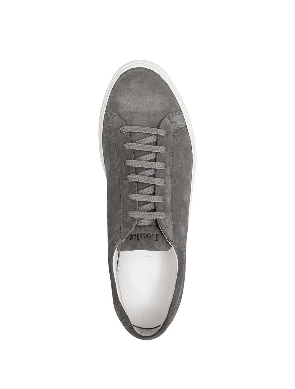 Loake Shoe Makers Sprint Suede Sneaker Grey AI4