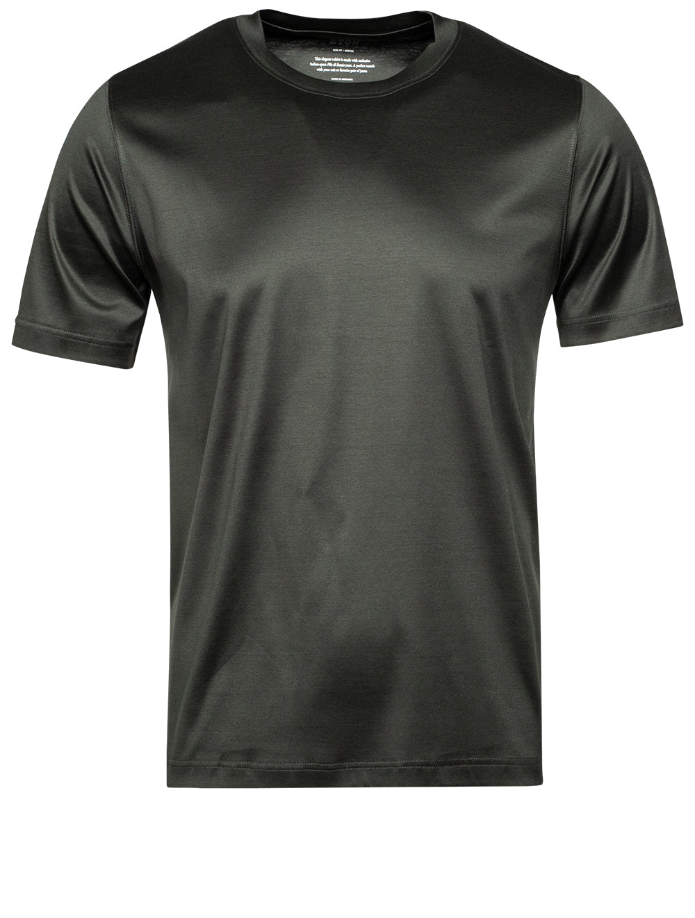 Eton Green Fil di Scozia Crew Neck T-Shirt MI